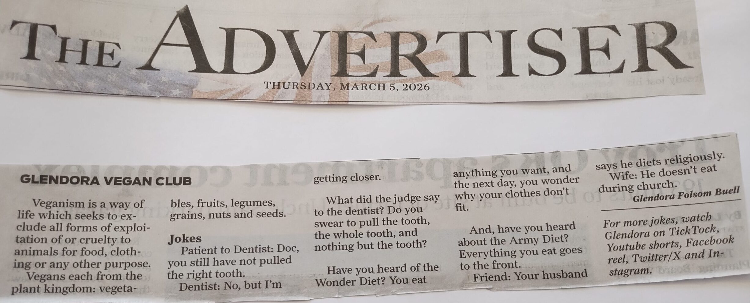 Glendora Vegan Club (3/5/26) Glendora Vegan Club (3/5/26)