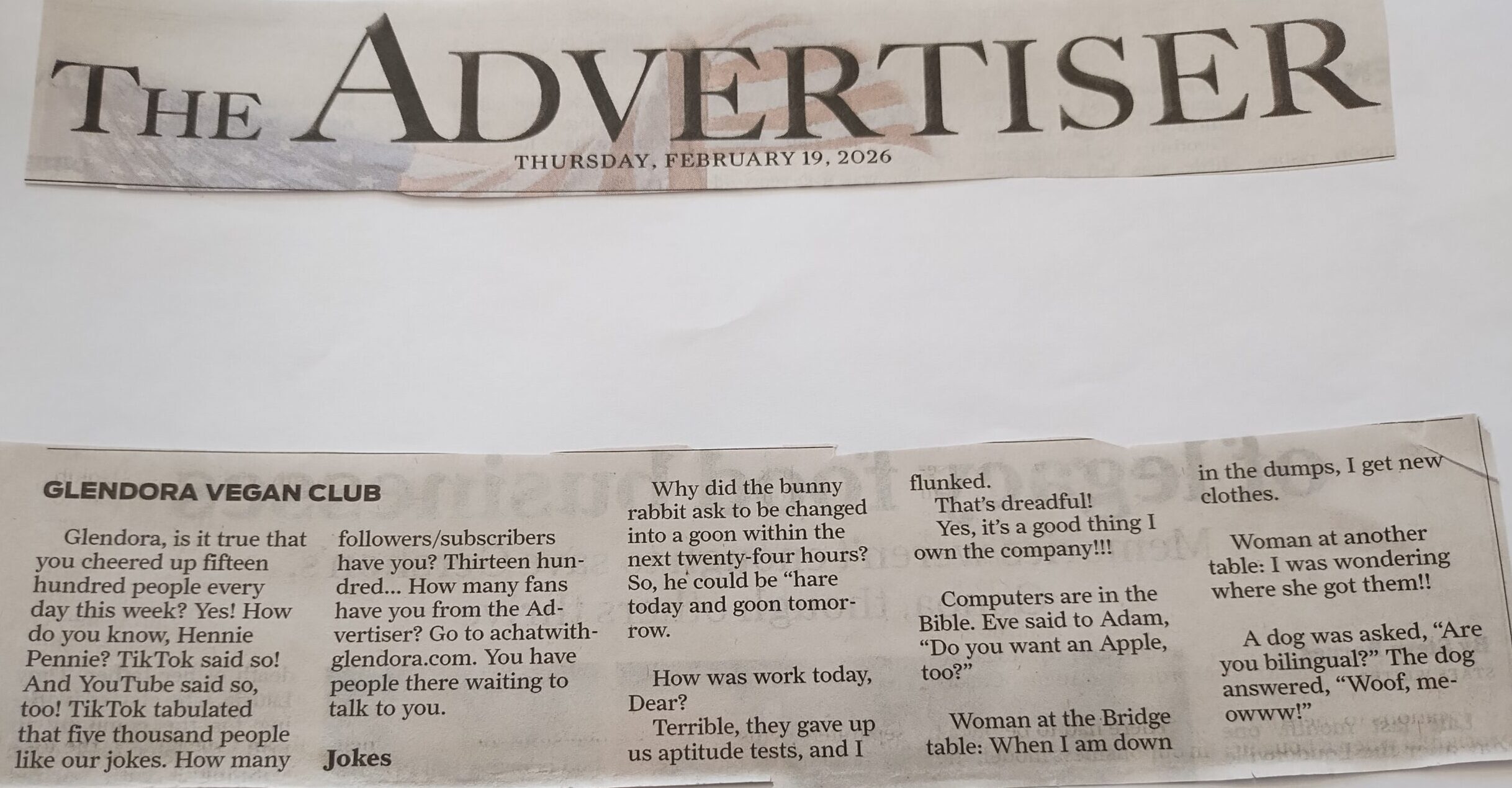 Glendora Vegan Club (2/19/26) Glendora Vegan Club (2/19/26)