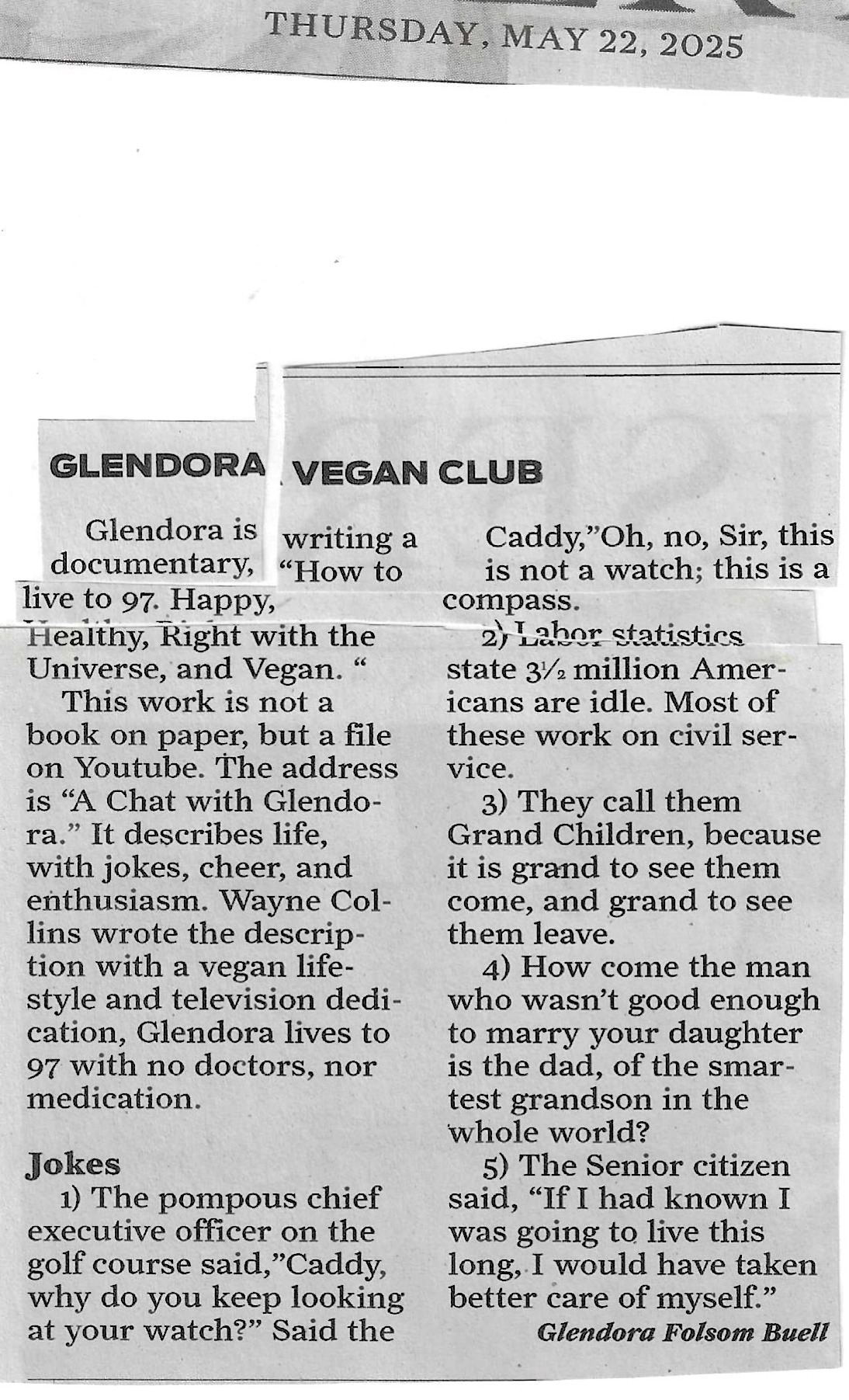 Glendora Vegan Club (5/22/25)
